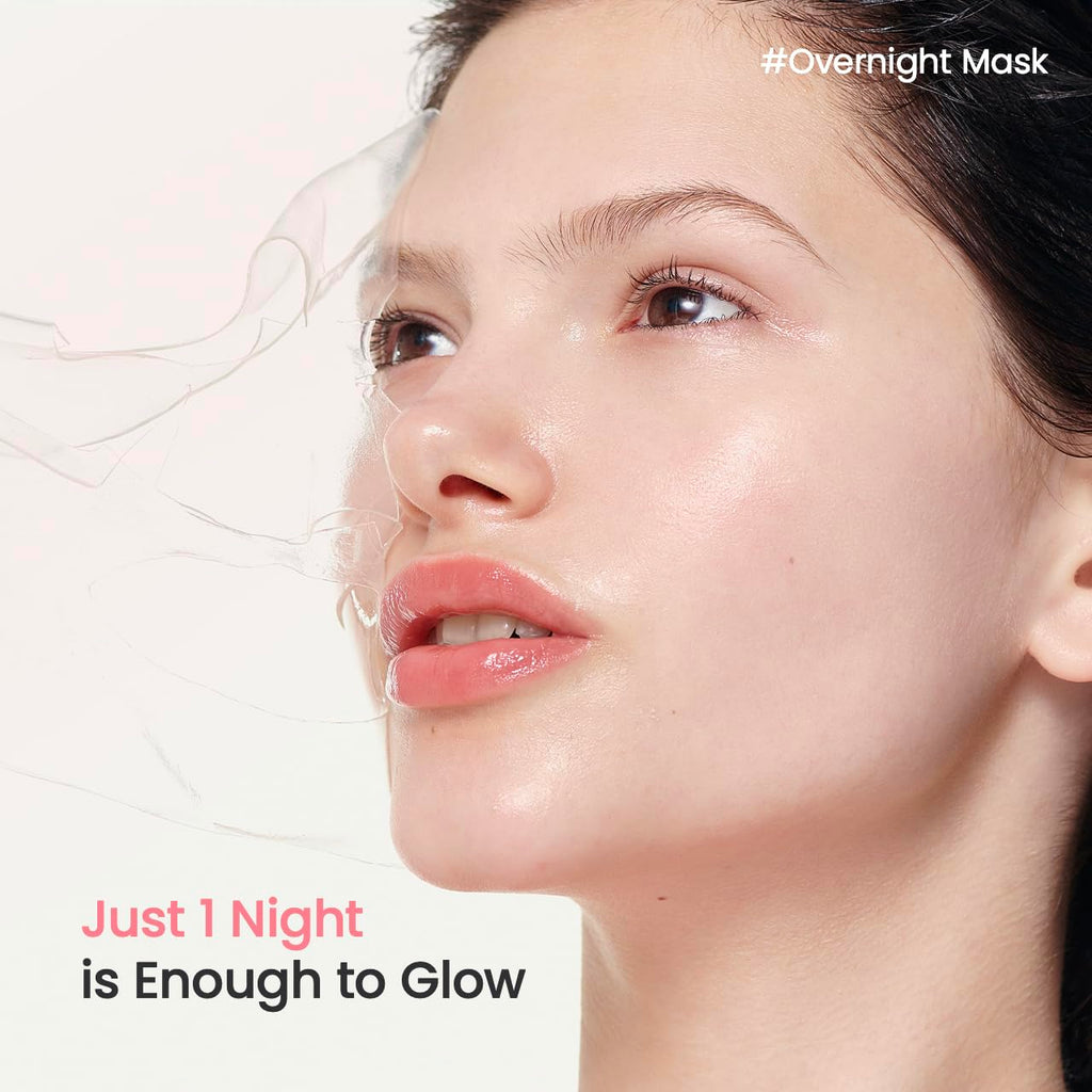 HydraFirm™ Bio-Collagen Hydrogel Mask – Overnight Deep Moisture & Elasticity Boost | Pore Minimizing Treatment, 4 x 34g