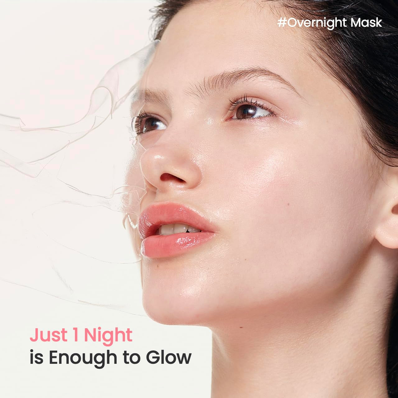 HydraFirm™ Bio-Collagen Hydrogel Mask – Overnight Deep Moisture & Elasticity Boost | Pore Minimizing Treatment, 4 x 34g