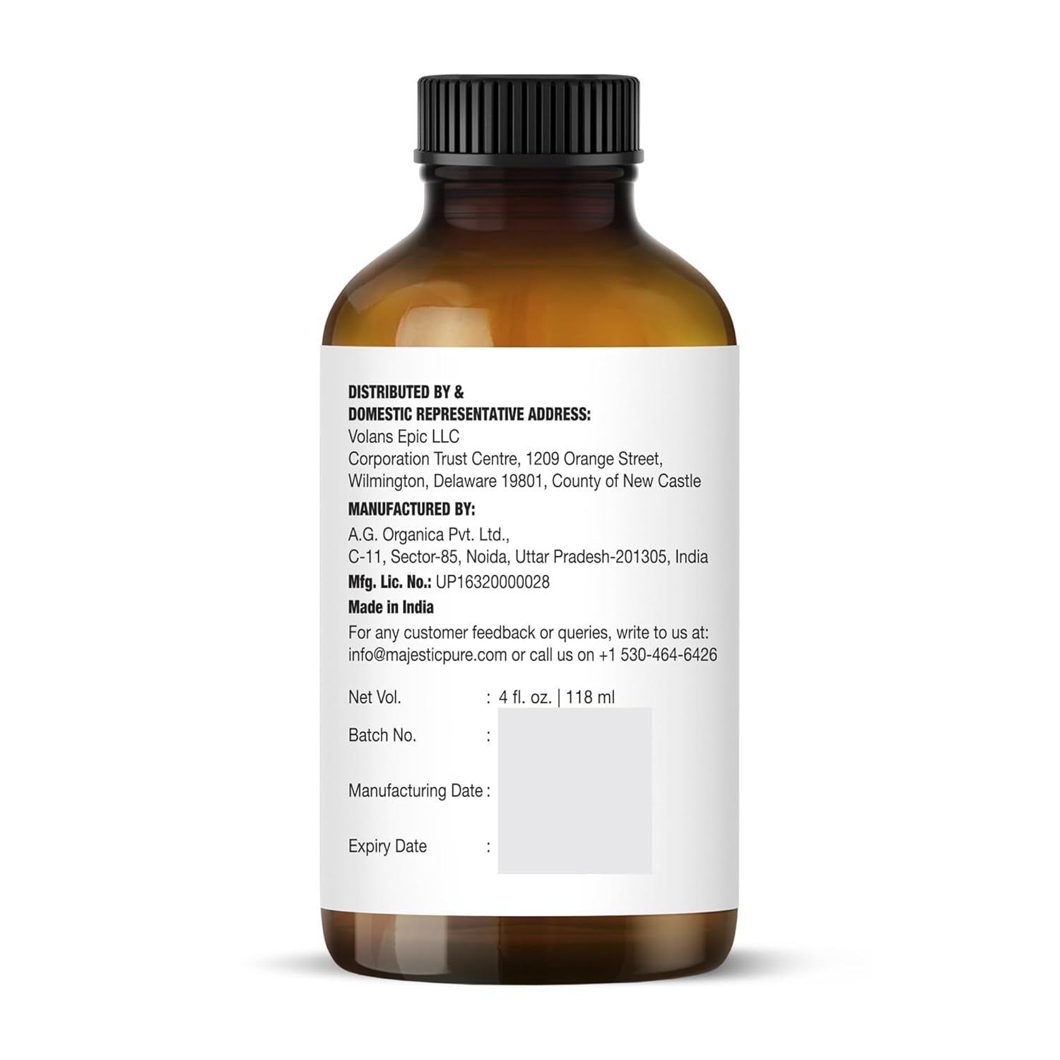 Calm in a Bottle – 100% Pure Lavender Essential Oil with Dropper | Premium Grade for Diffusers, Skin, Massage & Aromatherapy | 4 oz of Soothing Serenity