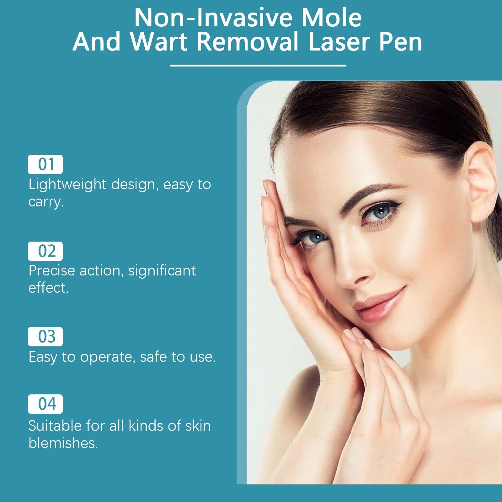 Blue Light Clear Pen – Fast & Easy Mole and Pigmentation Correction Without Pain or Scars
