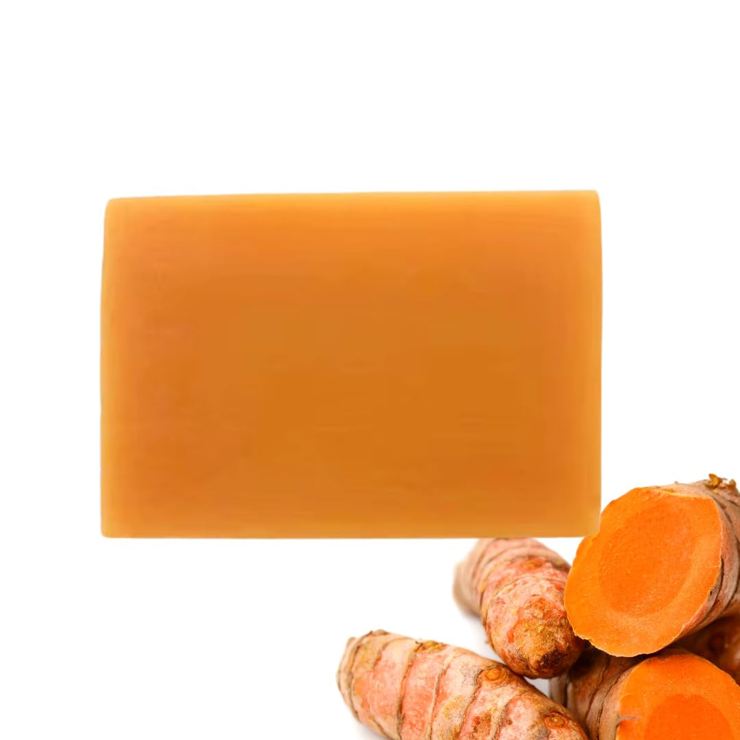 Ultimate Turmeric & Kojic Acid Skin Brightening Soap – All-Natural Cleanser for All Skin Types, Fights Acne, Reduces Dark Spots & Fades Scars – Perfect for Men, Women & Teens (1 Bar)