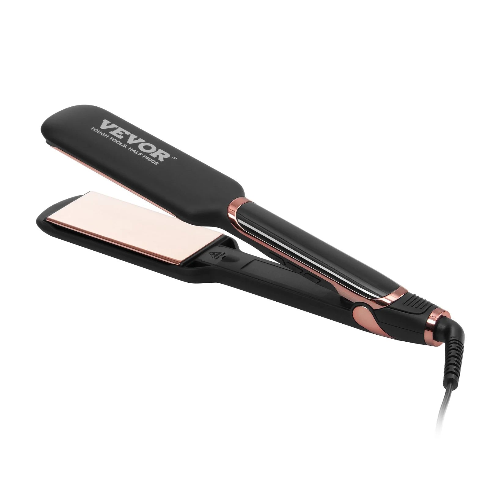 SKYSHALO 2-Inch Titanium Hair Straightener - Infrared Technology, Negative Ion Protection, Dual Voltage, LCD Display & 11 Adjustable Heat Settings for Salon-Quality Styling Anywhere!