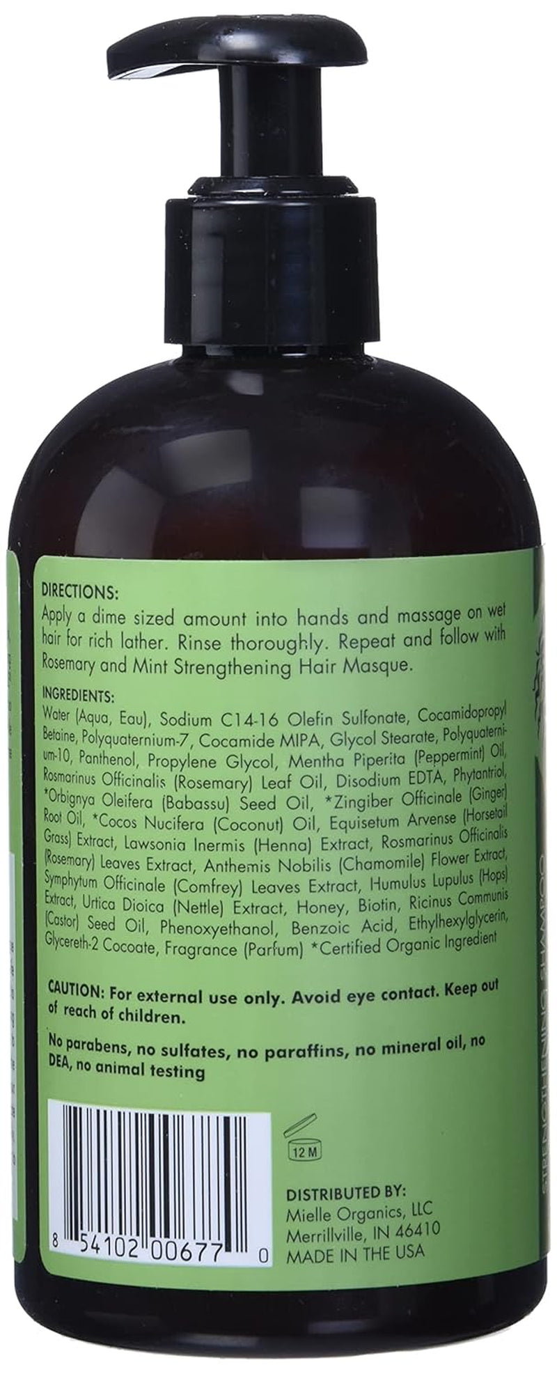 Rosemary Mint Biotin Boost – Strengthening Shampoo to Repair, Hydrate & Protect Hair