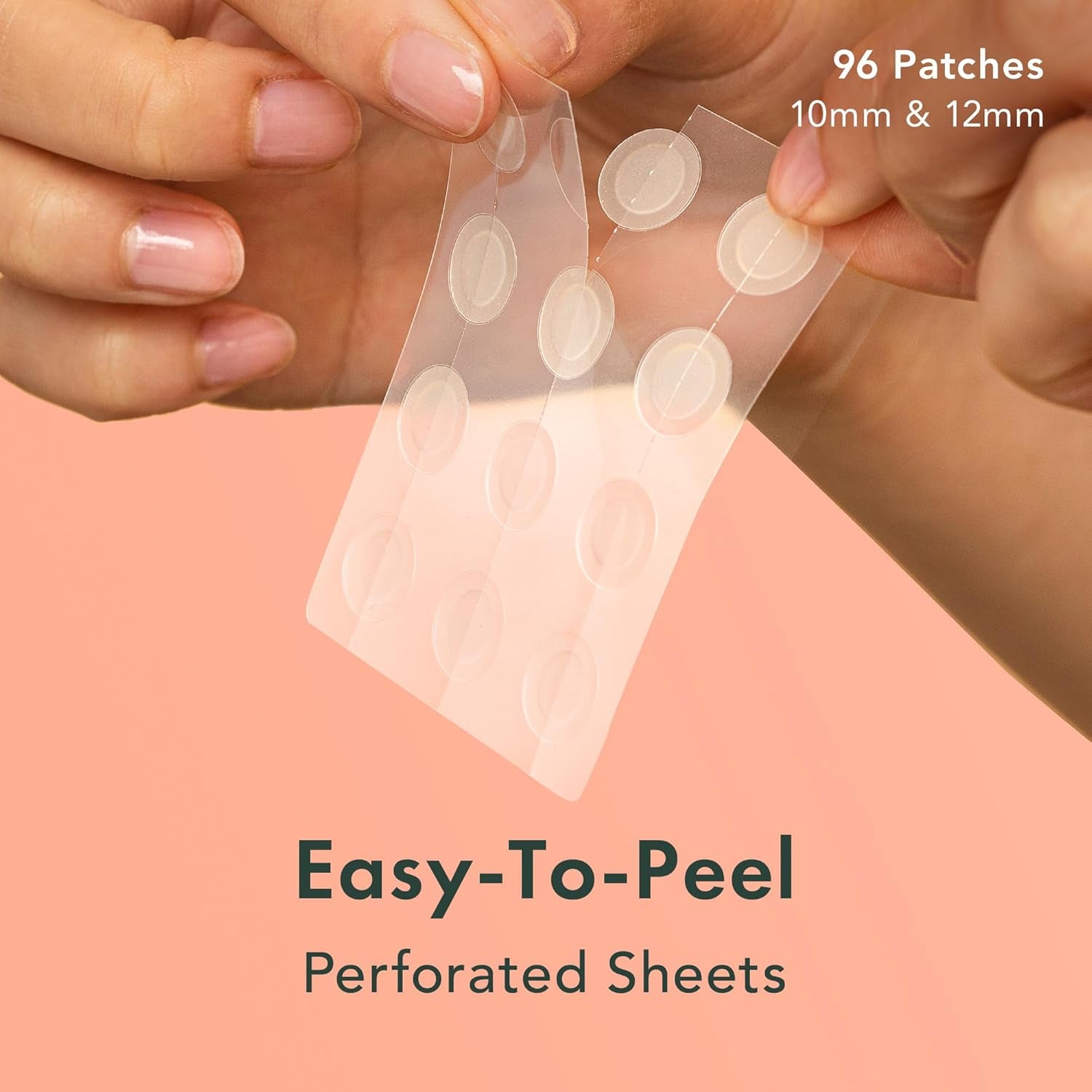 ClearSkin Miracle Patches – Invisible Hydrocolloid Dots That Shrink Pimples Fast | Korean Acne Care in 2 Sizes | 96 Spot Covers
