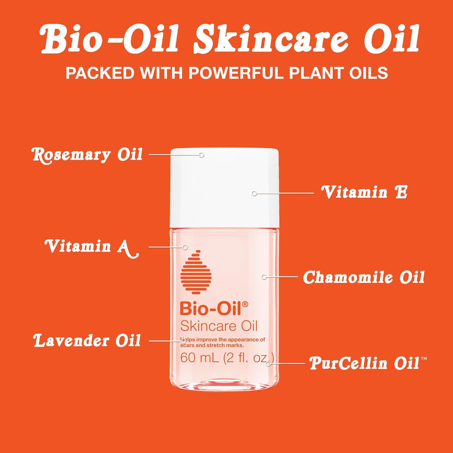 PureGlow™ Vitamin E & A Oil Serum – Face & Body Moisturizer for Scars, Stretch Marks & Sensitive Skin | Dermatologist Approved | 2 oz
