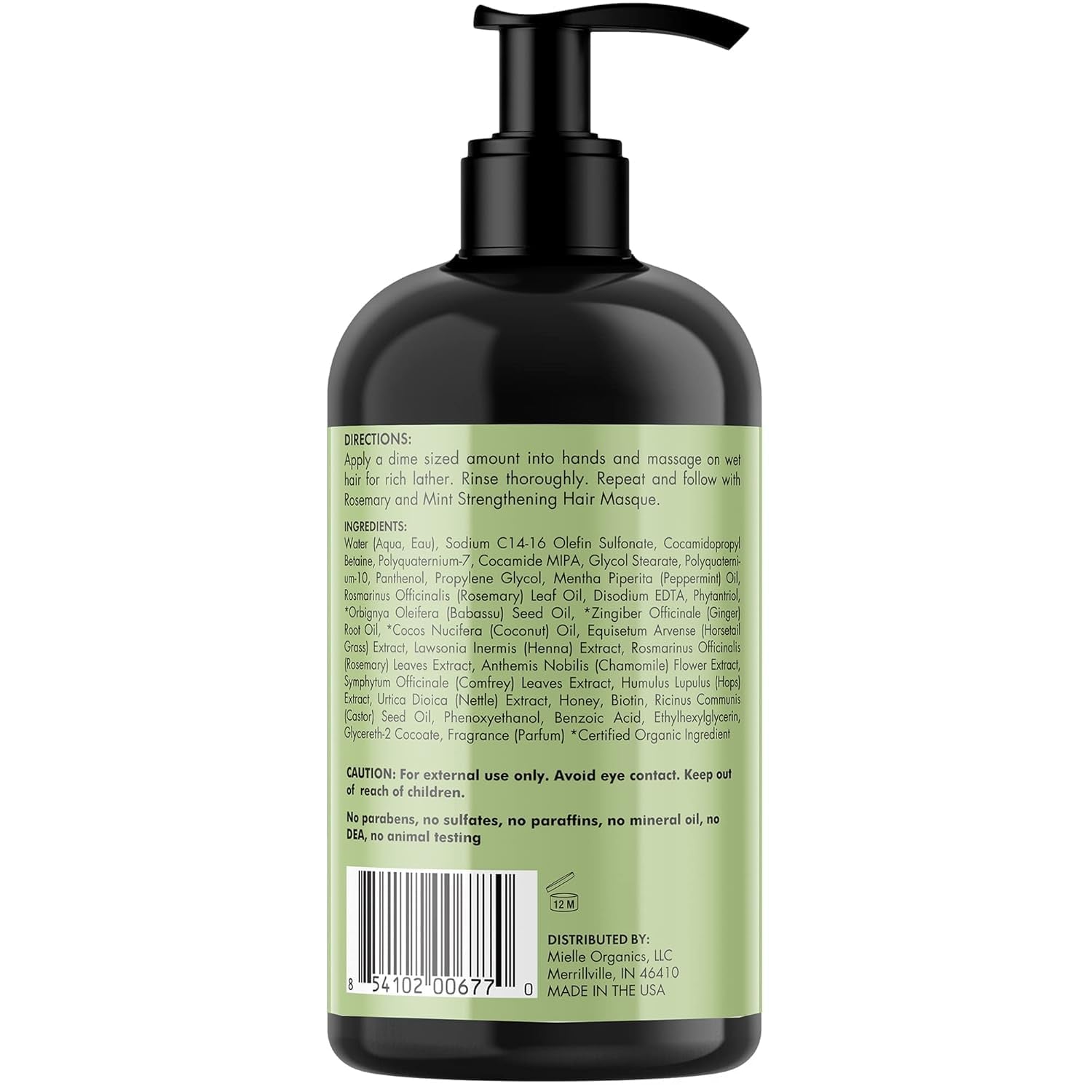 Rosemary Mint Biotin Boost – Strengthening Shampoo to Repair, Hydrate & Protect Hair
