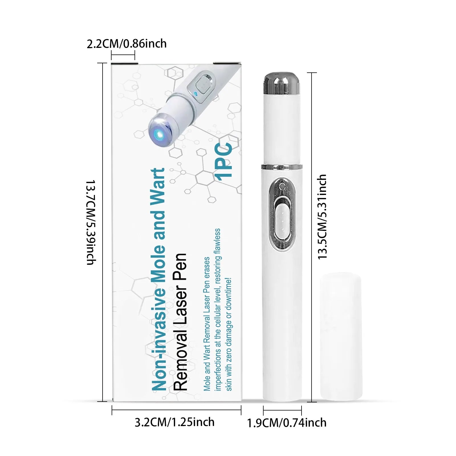 Blue Light Clear Pen – Fast & Easy Mole and Pigmentation Correction Without Pain or Scars