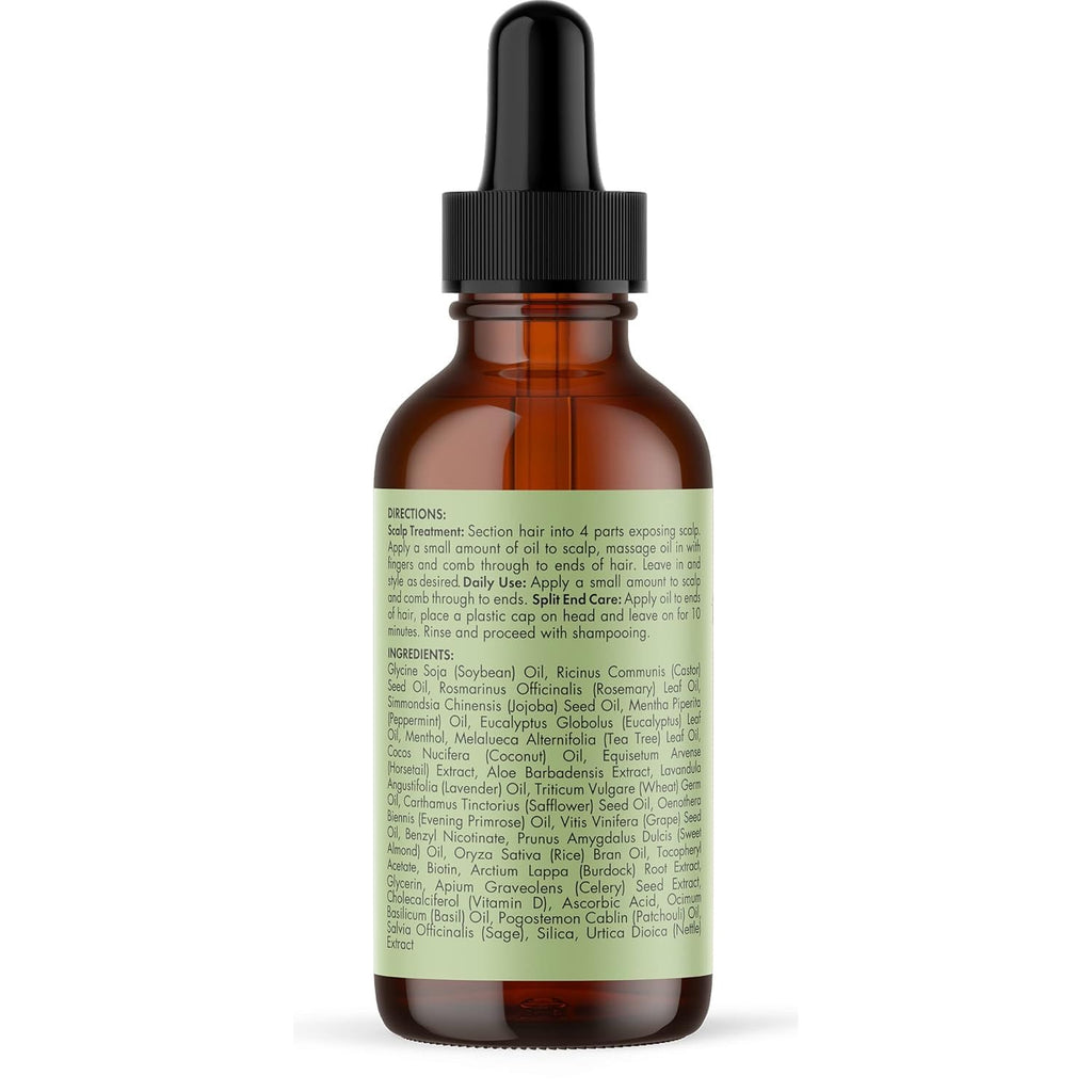 Rosemary Mint Power Boost – Strengthening Scalp & Hair Oil for All Hair Types