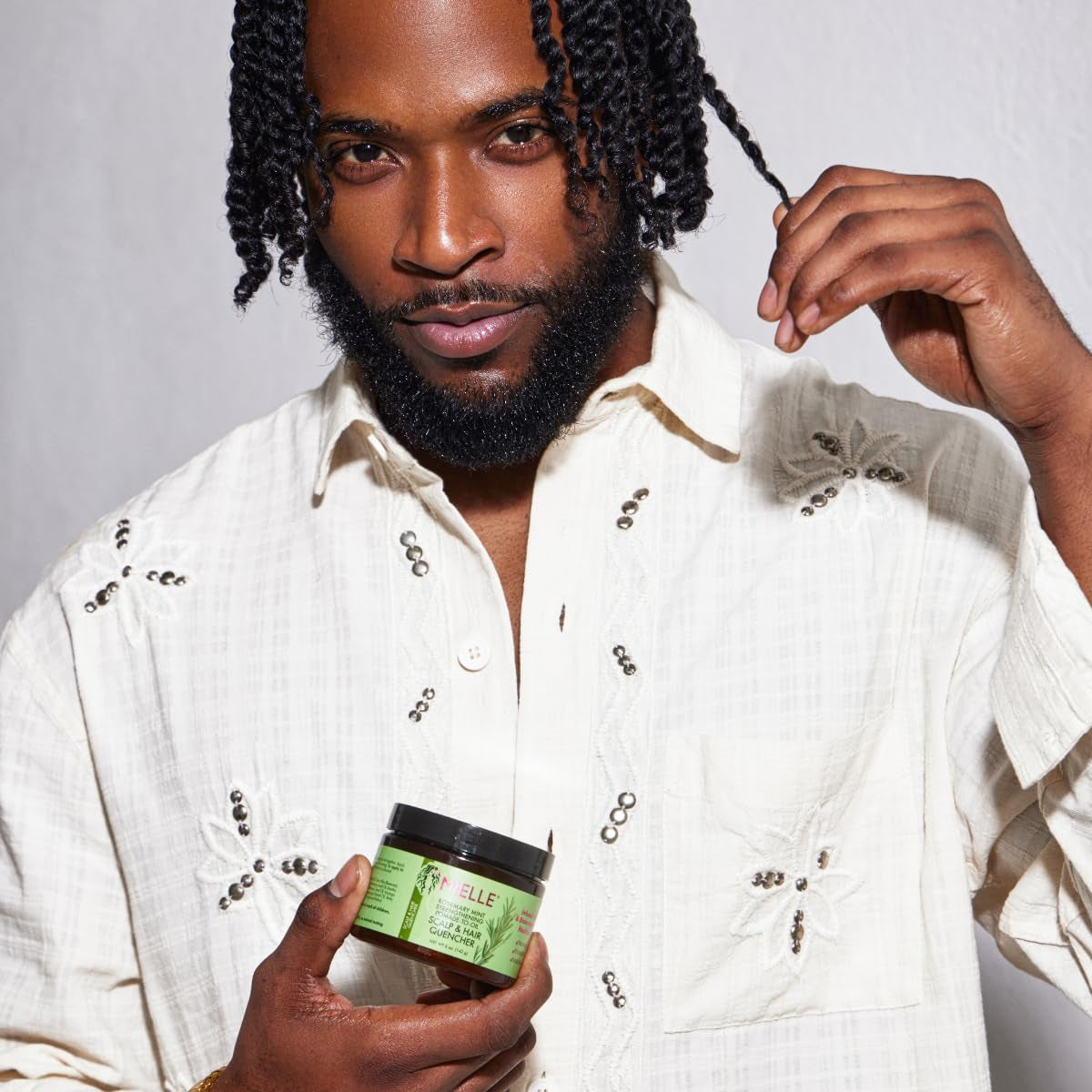 Mielle Men’s Power Pack – Rosemary Mint 5-Piece Grooming Bundle for Stronger, Healthier Hair
