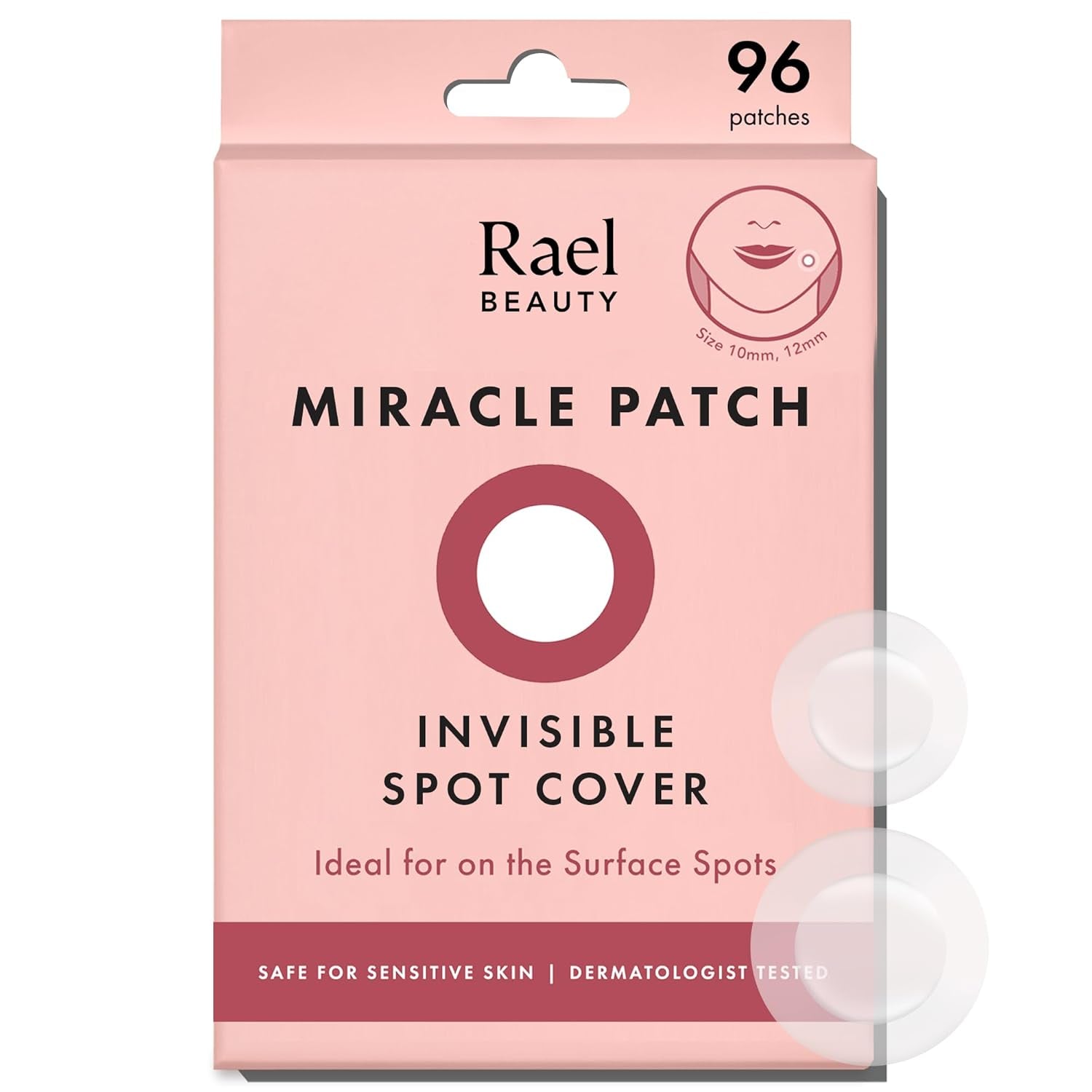 ClearSkin Miracle Patches – Invisible Hydrocolloid Dots That Shrink Pimples Fast | Korean Acne Care in 2 Sizes | 96 Spot Covers