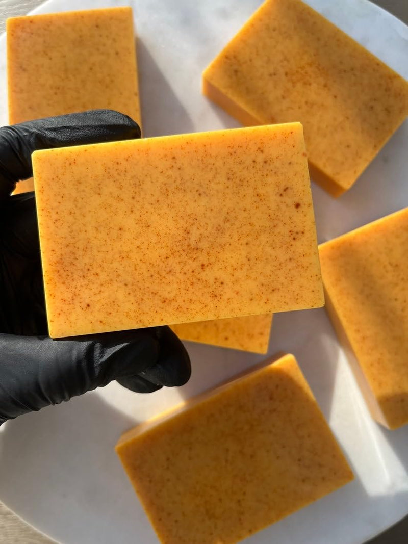 Ultimate Turmeric & Kojic Acid Skin Brightening Soap – All-Natural Cleanser for All Skin Types, Fights Acne, Reduces Dark Spots & Fades Scars – Perfect for Men, Women & Teens (1 Bar)