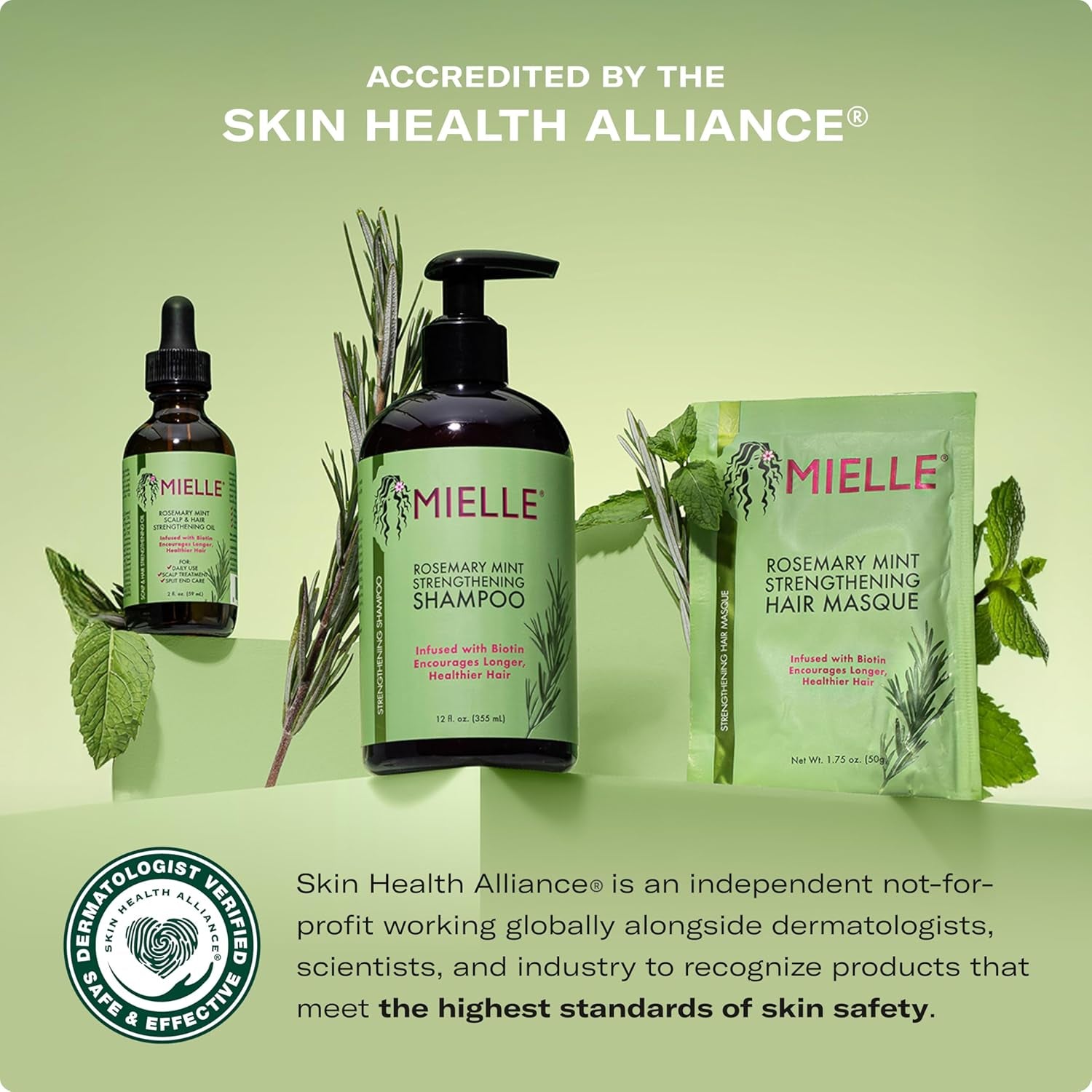 Mielle Men’s Power Pack – Rosemary Mint 5-Piece Grooming Bundle for Stronger, Healthier Hair
