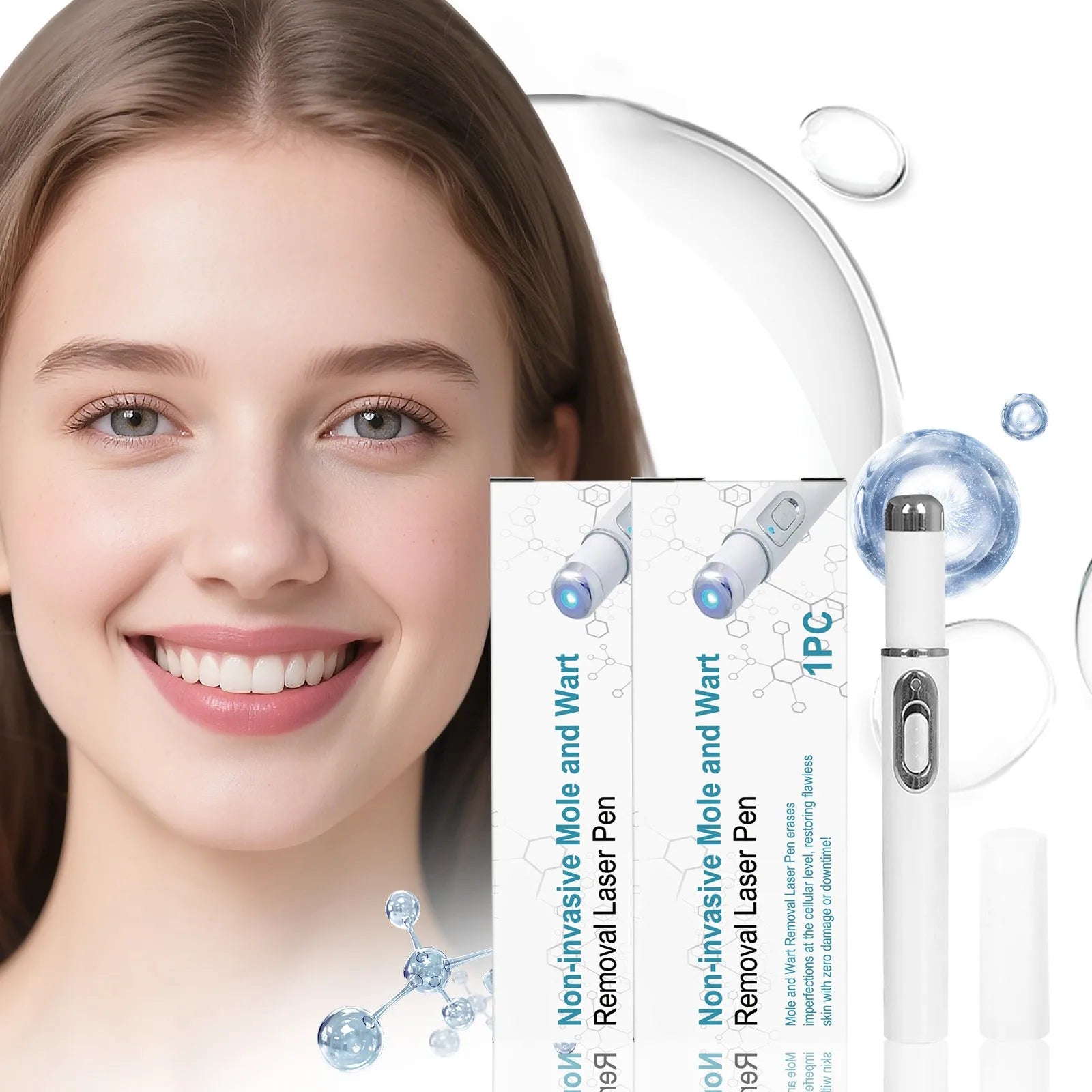 Blue Light Clear Pen – Fast & Easy Mole and Pigmentation Correction Without Pain or Scars