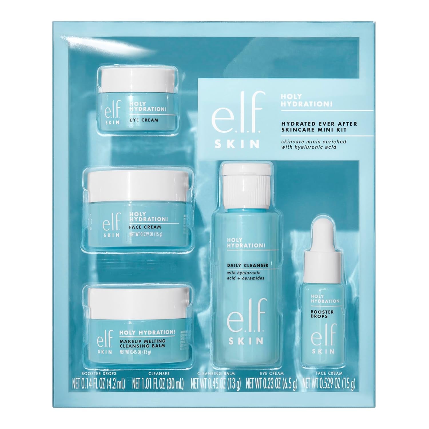 Holy Hydration!™ Mini Magic Kit – Cleanse, Moisturize & Glow with 4 Hydrating Skincare Favorites | Travel-Ready & TSA-Friendly