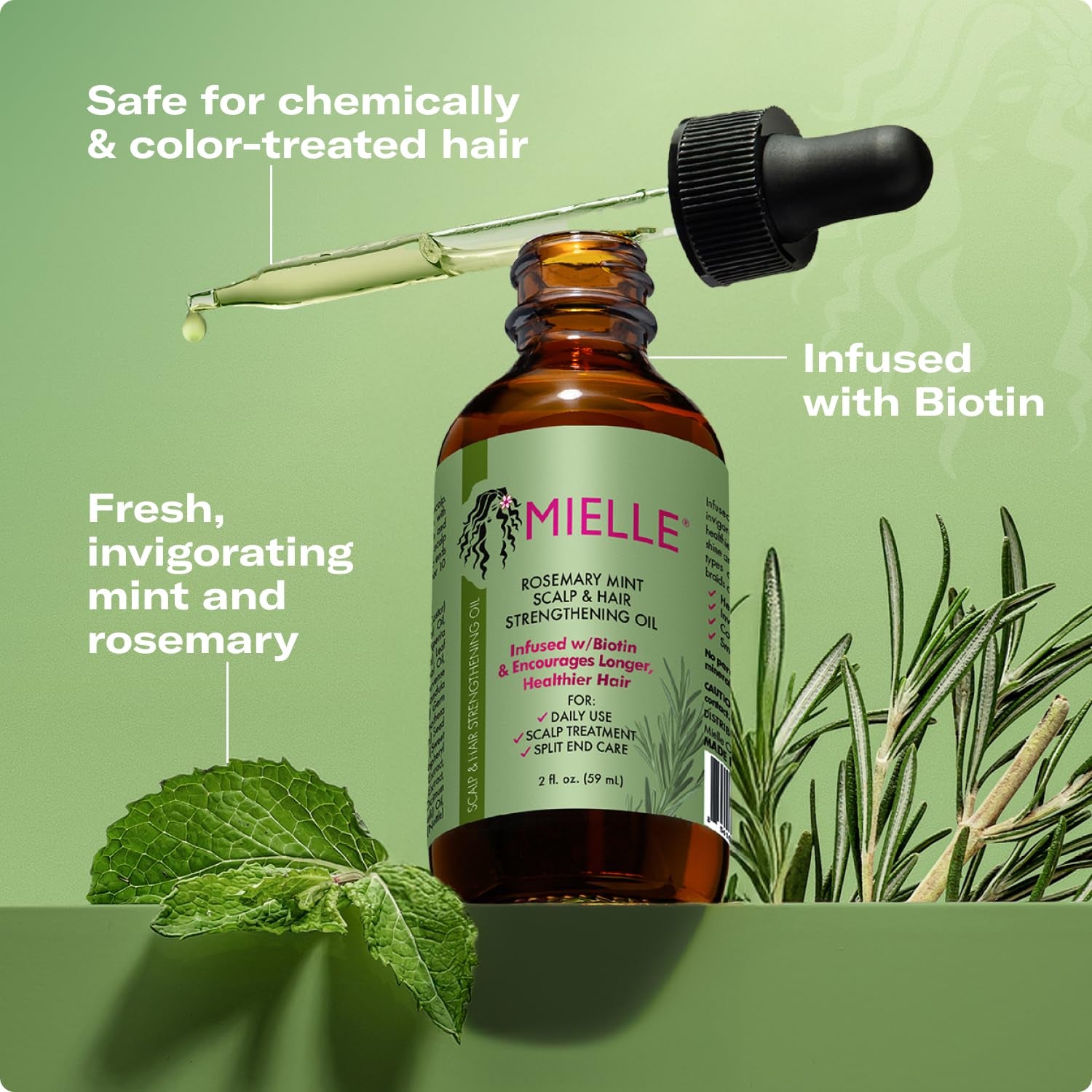 Rosemary Mint Power Boost – Strengthening Scalp & Hair Oil for All Hair Types