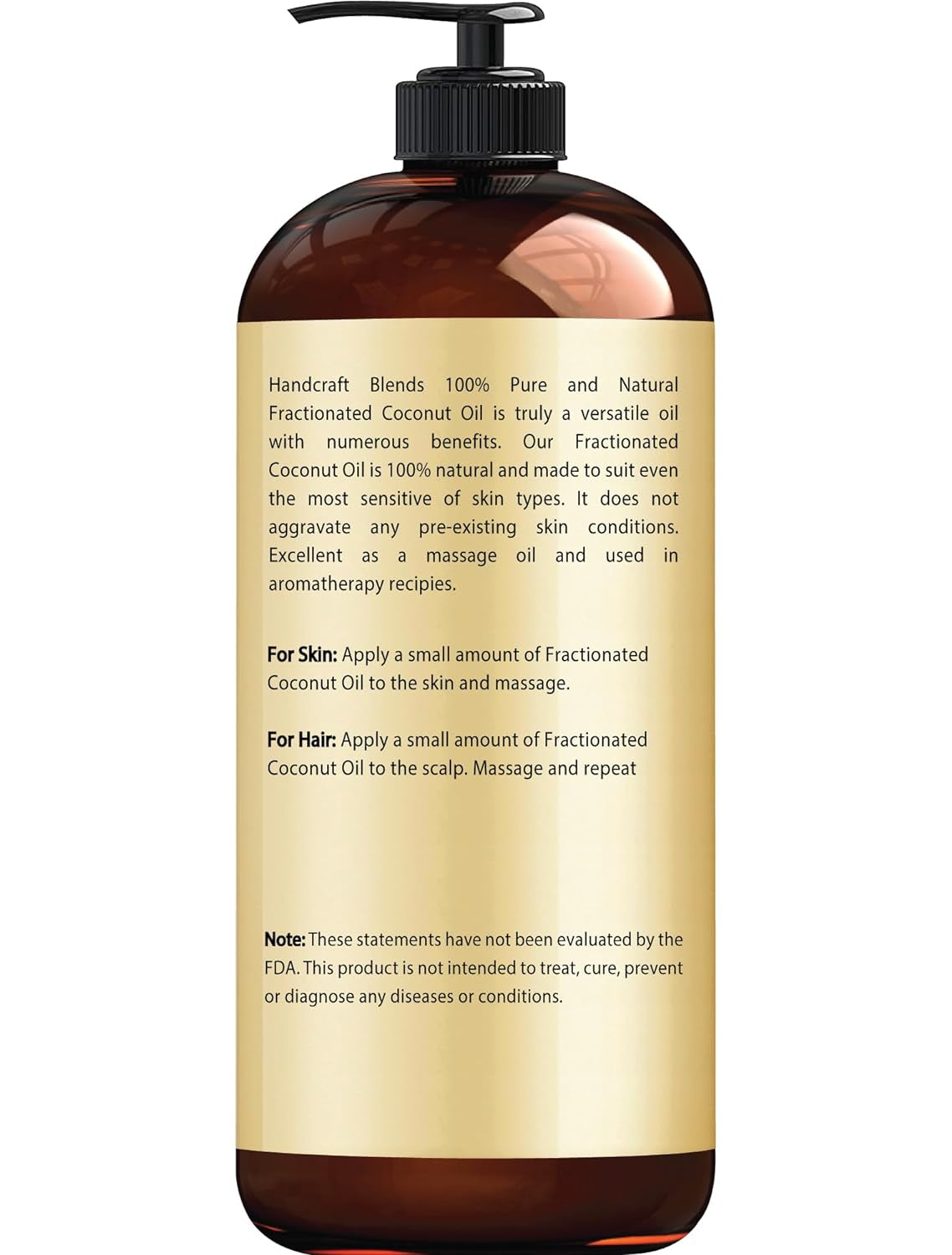 Liquid Silk – 100% Pure Fractionated Coconut Oil for Glowing Skin & Healthy Hair