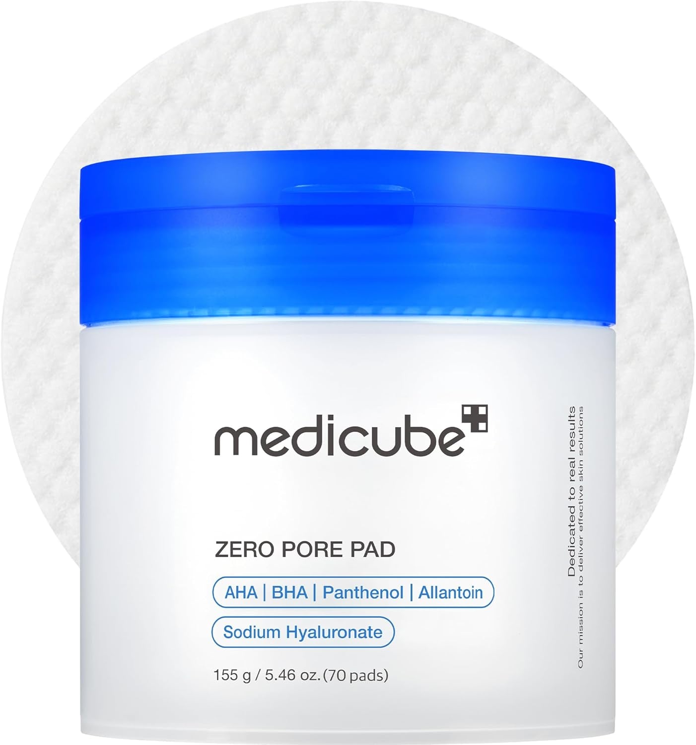 Zero Pore Pads 2.0 – Exfoliating Toner Pads with 4.5% Lactic Acid & 0.45% Salicylic Acid | Refine Pores & Smooth Texture | 70 Korean Beauty Pads