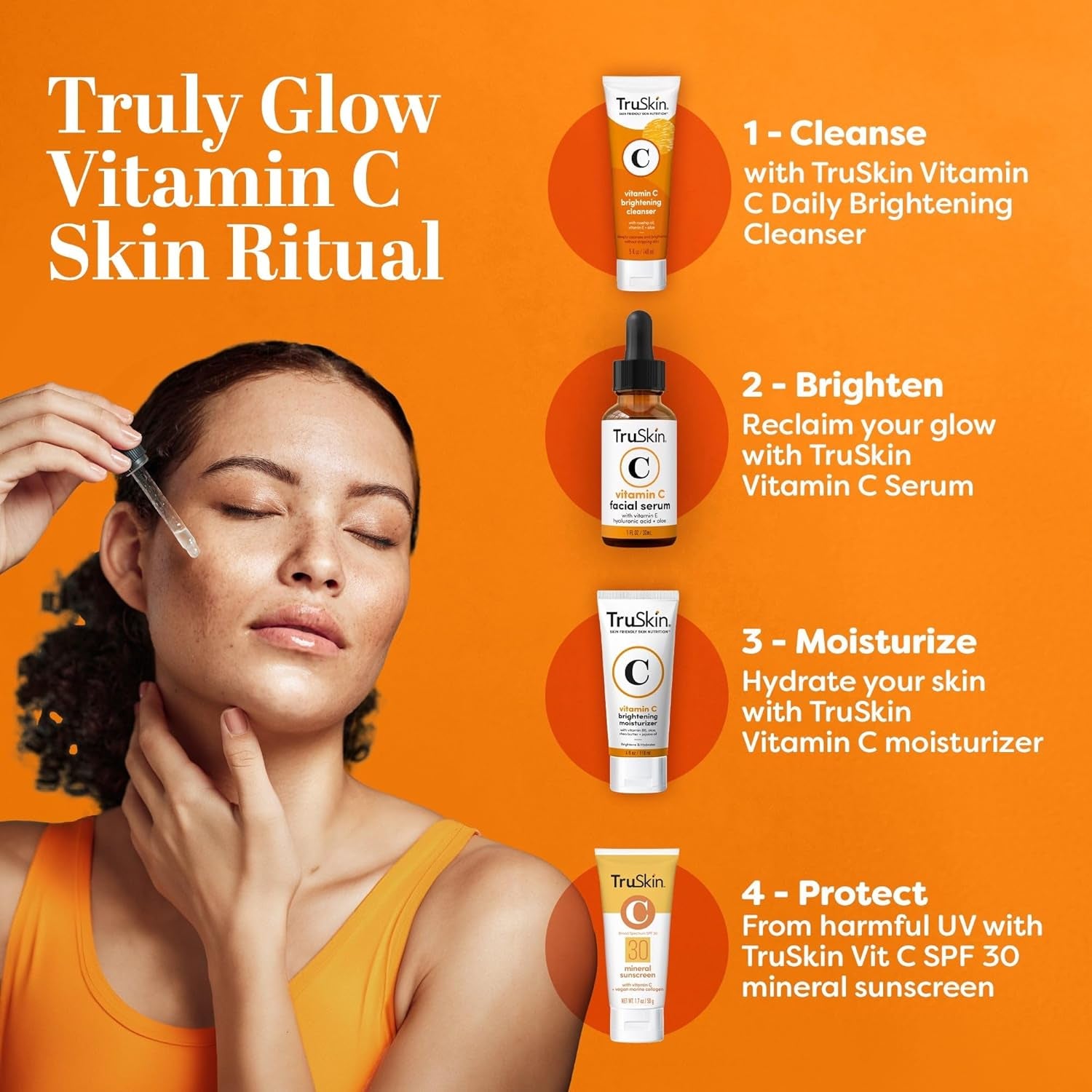 BrightBoost™ Vitamin C Serum – Anti-Aging Face Elixir with Hyaluronic Acid & Vitamin E | Evens Tone, Smooths Wrinkles & Boosts Glow | 1 fl oz